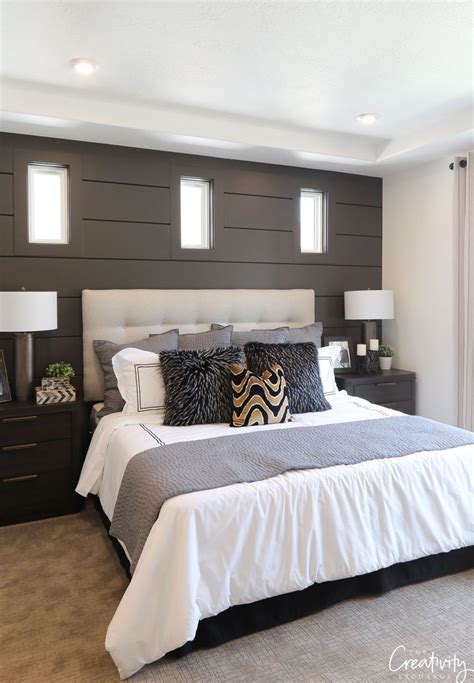 Paired with soft linens, it suits a living room or bedroom, but it brings out the best in stronger settings, too—on the walls of a the color pros at glidden suggest using it as an accent wall in a living or bedroom, coordinated with a soft camel or tan. Painted Shiplap Accent Wall Benjamin Moore Kendall ...