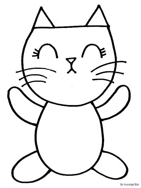 Pin op Katten tekening