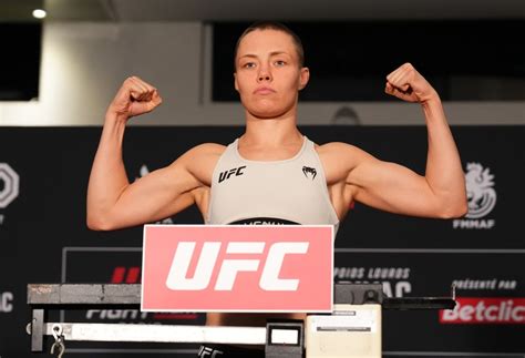 Rose Namajunas Shows Off Body Transformation At Ufc Paris Weigh In Ahead Of Flyweight Debut