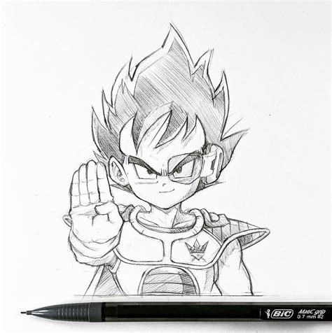 Dragon ball z drawing japan comics drawing color pencil. Prince Kid. New decal design for @kingsmustrise to go with ...