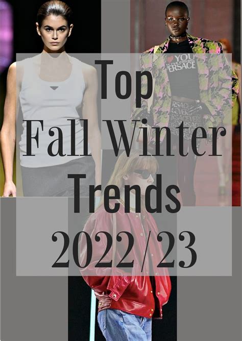 The Top Fall Winter Trends From 2012 2013