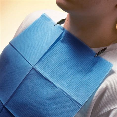Disposable Colorful Waterproof Patient Dental Bibs For Adult Children Use
