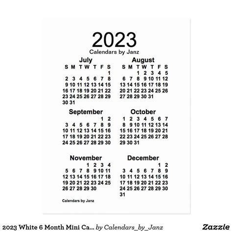 Mini Calendar Printable 2023 Printable World Holiday