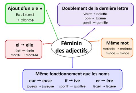 En Français Svp 1 2 3 Bis 1º Eso UnitÉ 2 Le Féminin Des Adjectifs