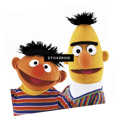 Sesame Street Bert And Ernie Heads Bert And Ernie Clipart Full Size