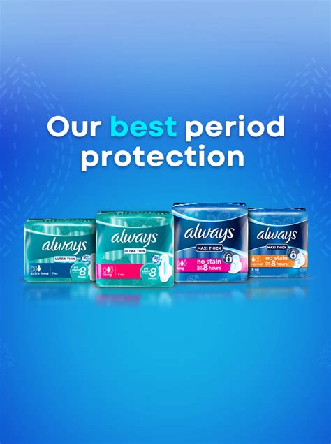 Always Sanitary Pads Period Pads For Women Always South Africa