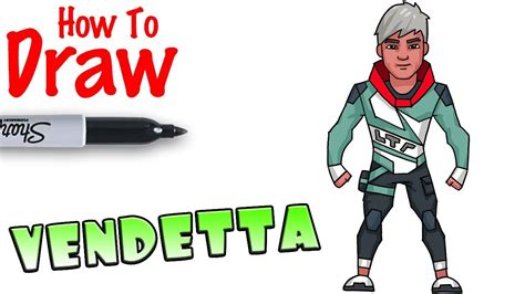 How To Draw Vendetta Fortnite Youtube