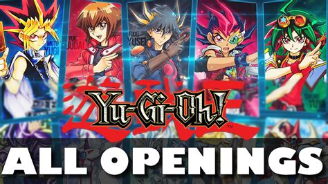 Tous Les Openings Yu Gi Oh Youtube