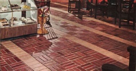 In this tutorial you will learn how to install thin brick tile veneer onto a floor such a bathroom or kitchen. 1965 Kentile Floors Ad "Colonial Brick" | Shops, Pastries ...