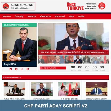 CHP Parti Aday Scripti V2 Hazır Scriptler