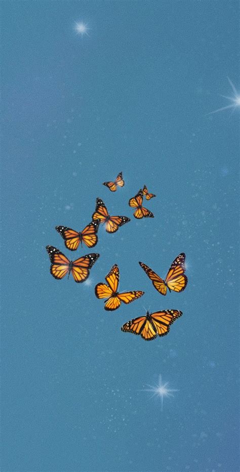 Butterflies Aesthetic Wallpaper Butterfly Wallpaper Iphone Trippy