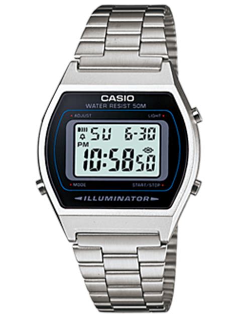 Casio Mens Core B640wd 1av Black Stainless Steel Quartz Fashion Watch Walmart Canada