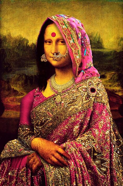 But whose portrait actually is it? Desi Mona Lisa! Truly knew how to #BeaGoddess, she would ...