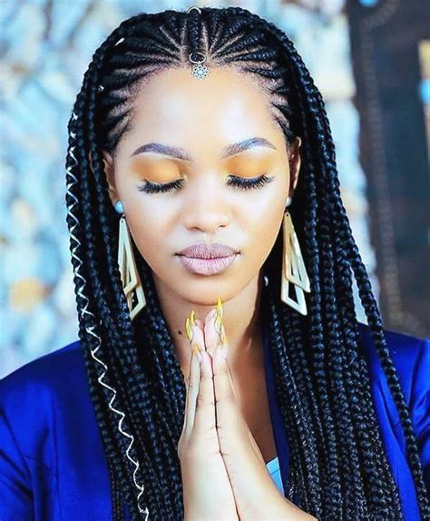 50 Incredible Natural Hairstyles For Black Women Cornrow Braid