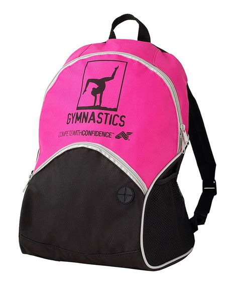 Fuchsia And Black Gymnastics Backpack