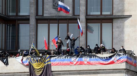 Pro Russian Protesters Declare Donetsk Republic