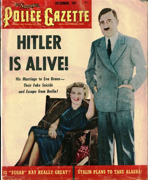 Hitler Is Alive National Police Gazette December 1951