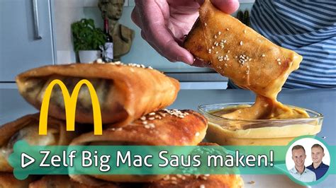 Zelf Big Mac Saus Maken Sneakpreview Big Mac Rolls Koken Bakken Met Sterkindekeuken Nl