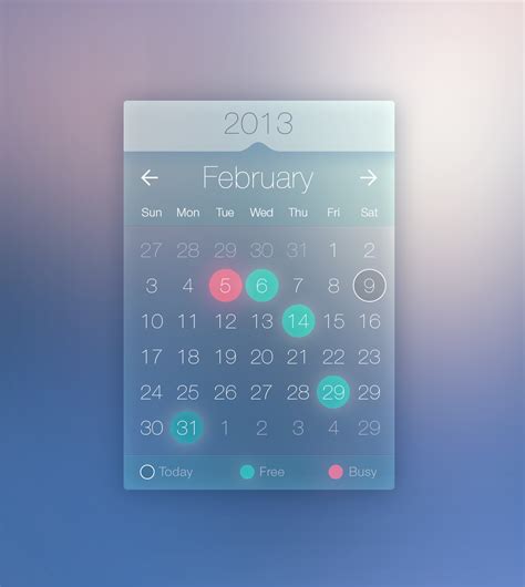 25 Free Psd Calendar Templates For Making Beautiful Design Free Psd