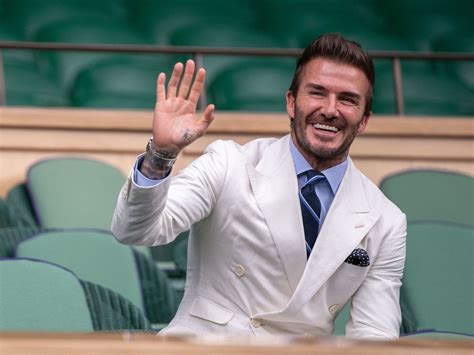 David Beckham At Centre Court On Day 11 Of Wimbledon Express And Star