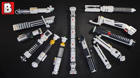 Amazing Lego Lightsaber Collection Custom Darth Vader Luke Anakin