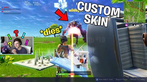 Modded Skins Prank In Fortnite Battle Royale Youtube