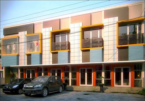 ツ 55+ model desain ruko minimalis 1, 2 & 3 lantai sederhana modern