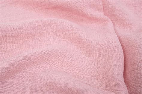 Fluffy Linen Fabric Pale Pink 6498sh Lithuanianlinen