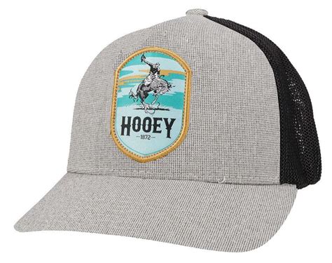 Hooey Cheyenne Flexfit Greyblack Hat