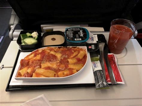 Turkish Airlines Inflight Meal Istanbul Stuttgart Havayolu