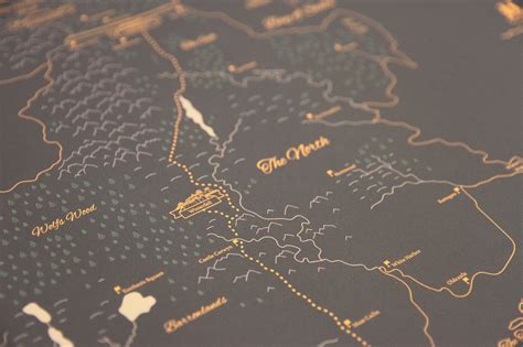Map Of The Known World Game Of Thrones On Behance