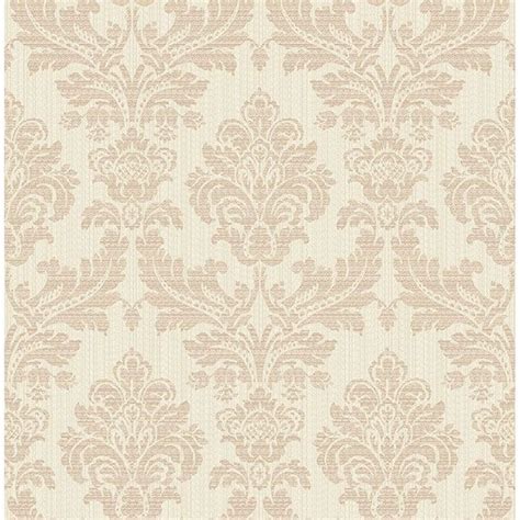 2834 25060 Piers Rose Gold Texture Damask Wallpaper By Advantage