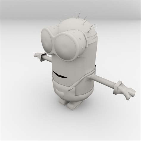 Minion 3d Model 3ds Fbx Blend Dae