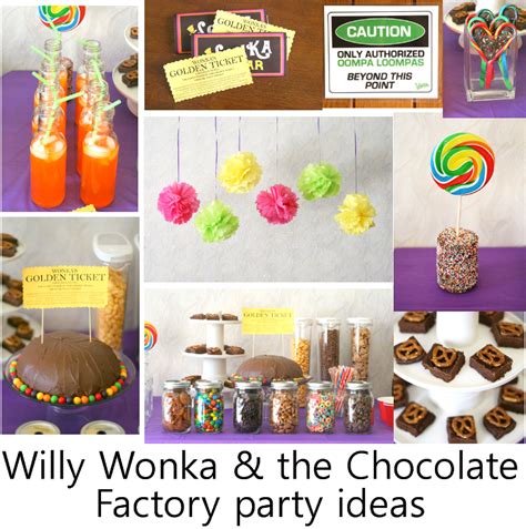 willy wonka and the chocolate factory party ideas shop centerpieces quinceanera candy