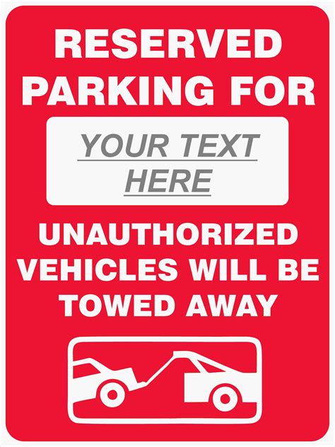 Reserved Parking For Custom Buy Now Discount Safety Signs Australia