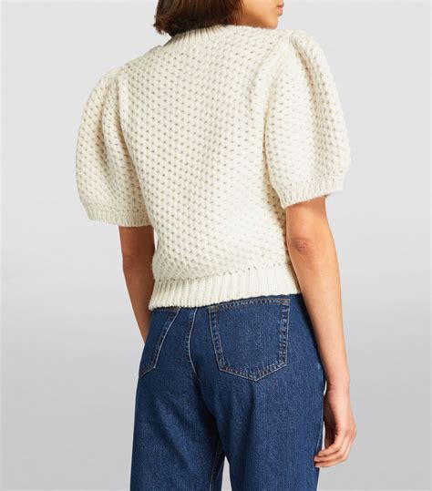 Anine Bing Puff Sleeve Brittany Sweater Harrods Nz