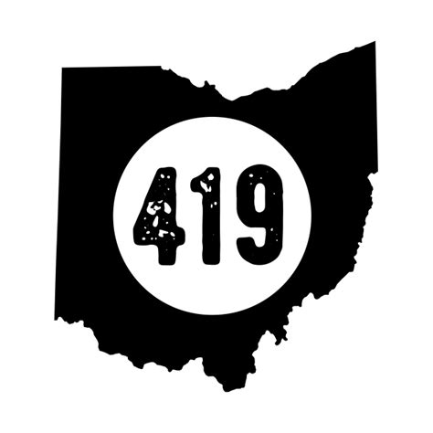 419 Area Code Ohio Ohio Area Code 419 Toledo Tapestry Teepublic
