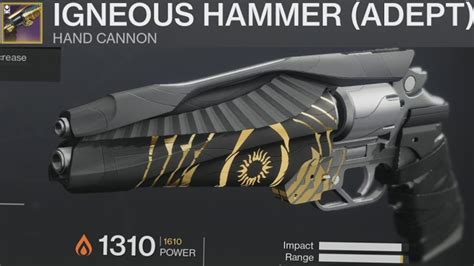 Igneous Hammer Worth It New Trials Handcannon Destiny 2 Youtube