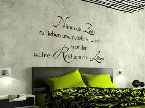 Tolle ideen für das schlafzimmer mit wandtattoos eine sache ist sicher in sachen styling hat das schlafzimmer wirkliches potential. Wandtattoo Nimm dir Zeit zu lieben und geliebt zu werden...