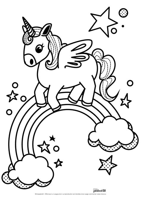 Coloriage De Licorne Kawaii Coloriage Licorne Colorier avec Coloriage