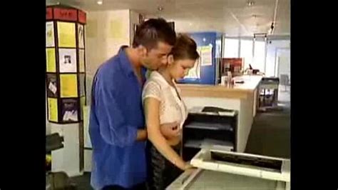 Slut Fucked On A Copy Machine