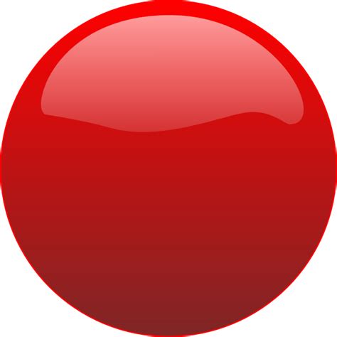 11 Red Button Icon Images Glossy Button Icon Clip Art Red Emergency