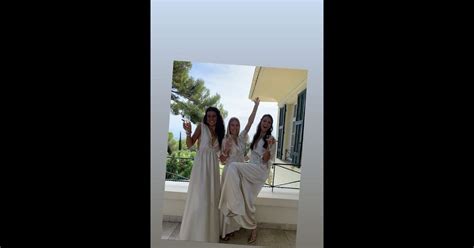 У эрбера есть брат габриэль и сестра маржолин. Noura Tsonga, Julia Lang et Stephanie Tuccitto lors du ...