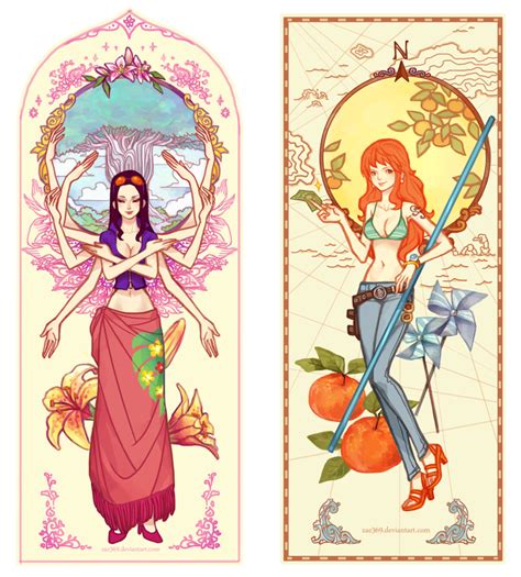 Cf Bookmarks Robin And Nami By Zae369 On Deviantart Nami One Piece