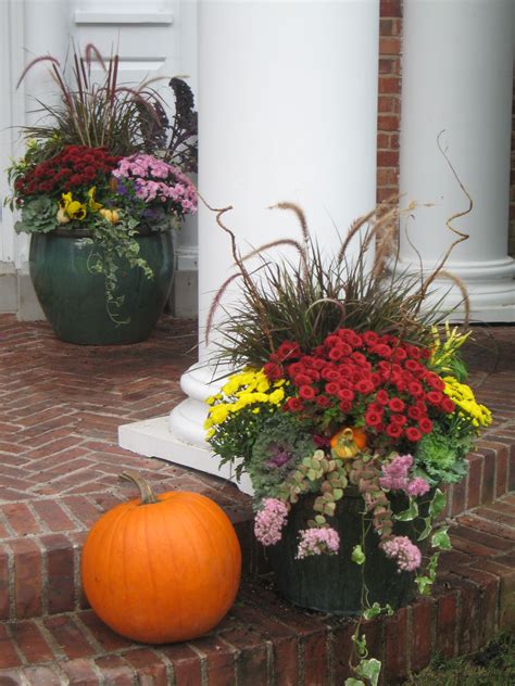 Autumn Planters Fall Planters Fall Container Gardens Fall Containers