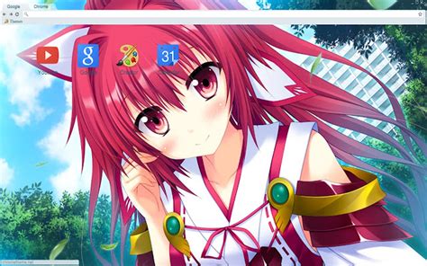 Flower Cute Anime Girl Theme 1920x1080 Chrome Web Store