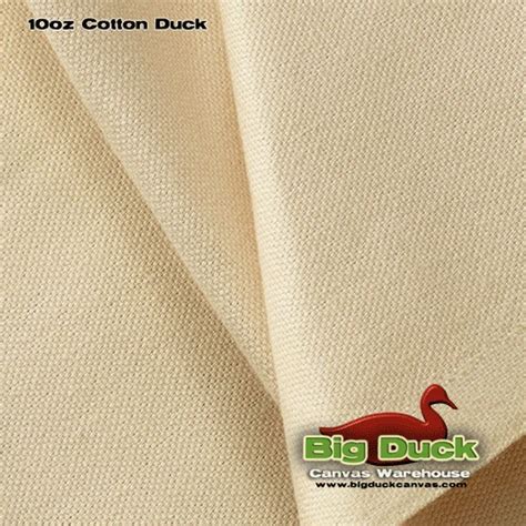Pure Cream 10oz Cotton Duck Cloth Cotton Canvas By The Yard Big