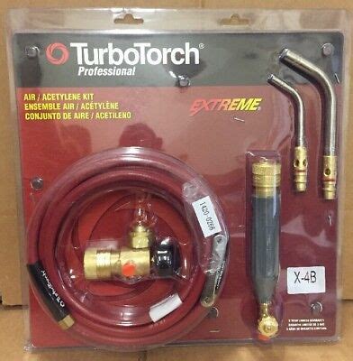 TurboTorch X 4B Torch Kit Swirl For B Tank Air Acetylene 0386 0336