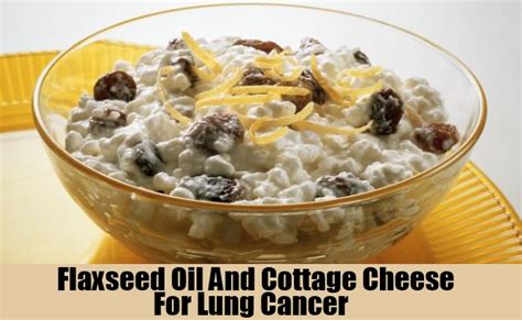 Flaxseed oil benefits include aiding digestion, skin and heart health. 5 Natural Cure For Lung Cancer - How To Cures Lung Cancer ...