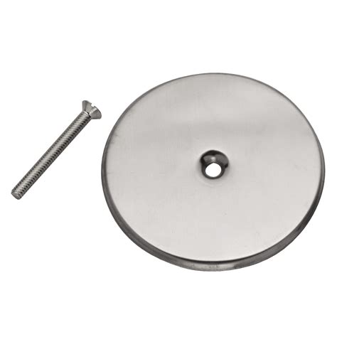 Shop Oatey 7 In Solid Round Stainless Steel Cover Plate At